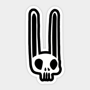 Cthulhu Skull Bunny Death Sticker